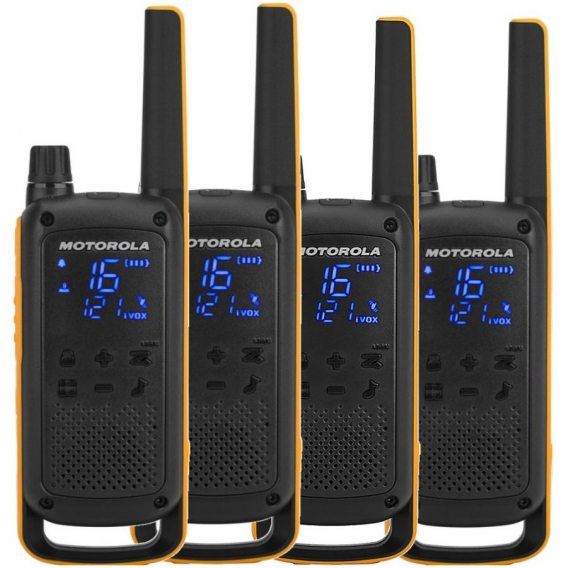 Obrázok pre Motorola Talkabout T82 Extreme Quad Pack obousměrná vysílačka 16 kanálů černá,oranžová