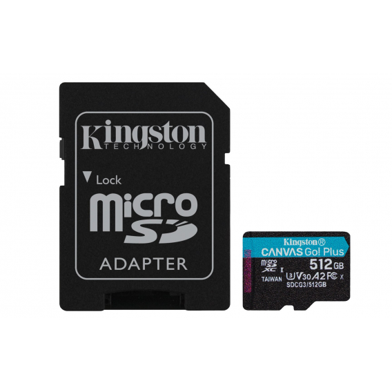 Obrázok pre Kingston Technology Canvas Go! Plus 512 GB MicroSD UHS-I Třída 10