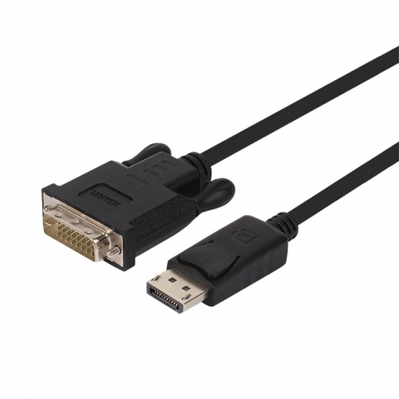 Obrázok pre UNITEK Y-5118BA adaptér k video kabelům 1,8 m DisplayPort DVI Černá