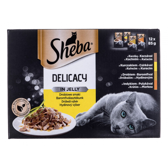 Obrázok pre Sheba Delicacy in Jelly Příchutě drůbeže 12 x 85 g