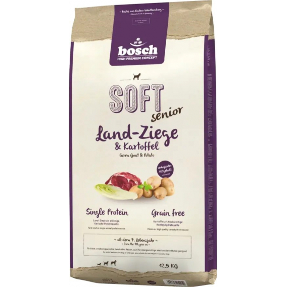 Obrázok pre BOSCH Soft Senior Goat & Potato - suché krmivo pro psy - 12,5 kg