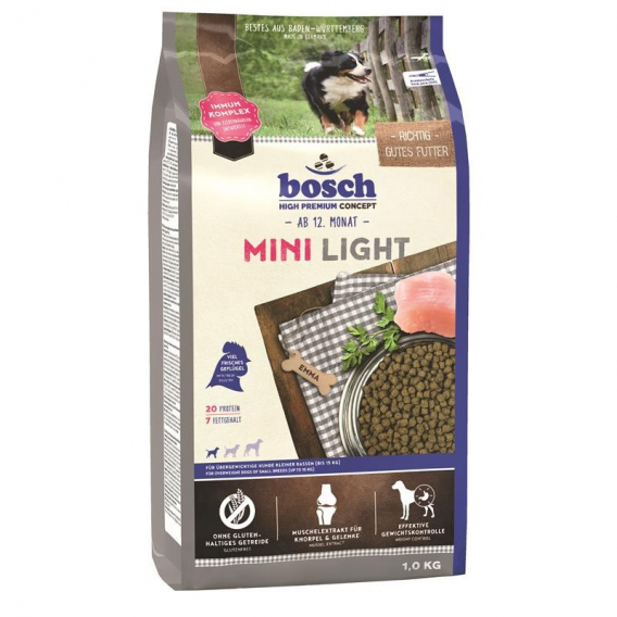 Obrázok pre BOSCH Mini Light - suché krmivo pro psy - 2,5 kg