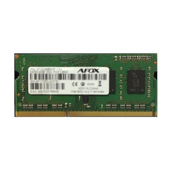 Obrázok pre AFOX SO-DIMM DDR3 8GB paměťový modul 1600 MHz