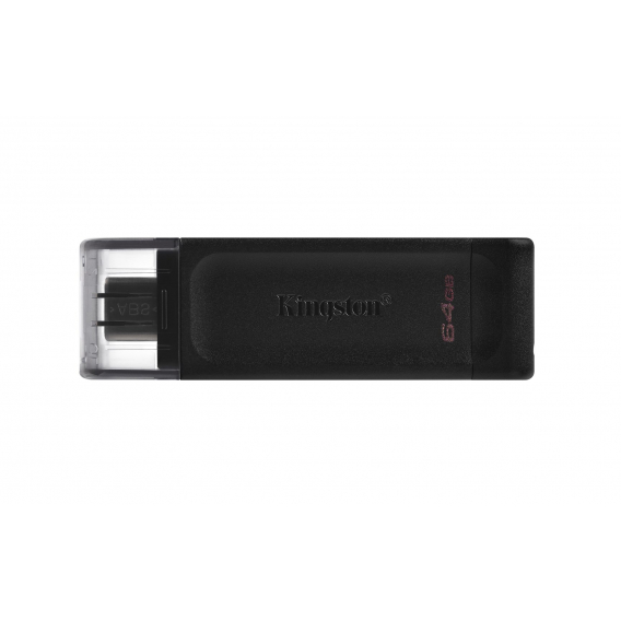 Obrázok pre Kingston Technology DataTraveler 70 USB paměť 64 GB USB typu C 3.2 Gen 1 (3.1 Gen 1) Černá