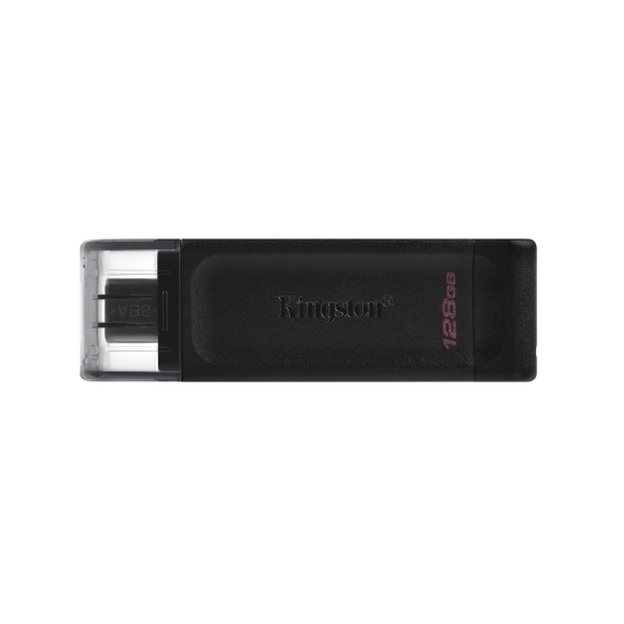 Obrázok pre Kingston Technology DataTraveler 70 USB paměť 128 GB USB typu C 3.2 Gen 1 (3.1 Gen 1) Černá