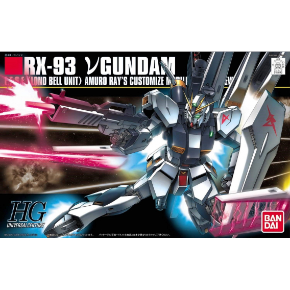 Obrázok pre Bandai HGUC 086 RX-93 Nu GUNDAM Akční figurka na hraní Dospělí a děti