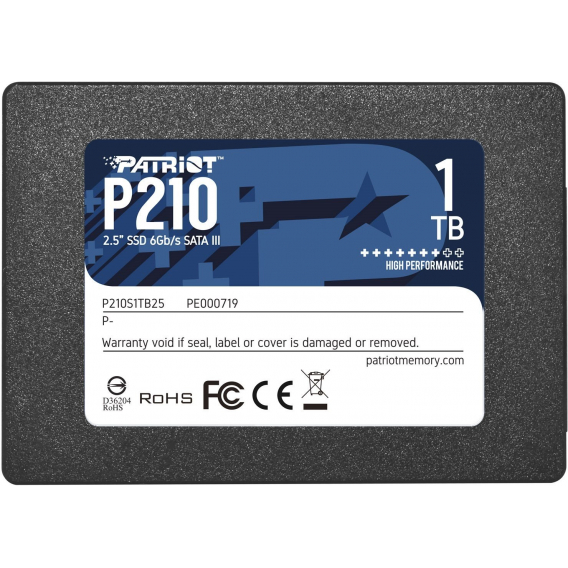 Obrázok pre Patriot Memory P210 2.5" 1000 GB Serial ATA III