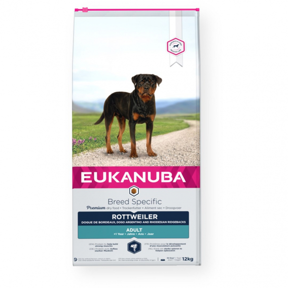 Obrázok pre EUKANUBA Adult Rottweiler - suché krmivo pro psy - 12 kg