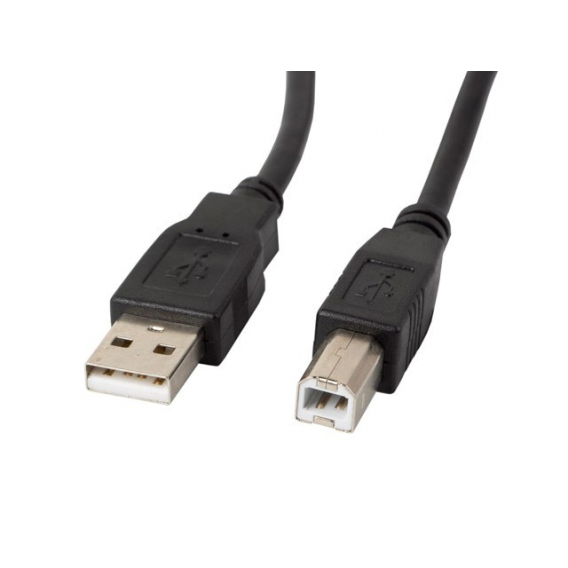 Obrázok pre Lanberg CA-USBA-10CC-0005-BK USB kabel 0,5 m 2.0 USB B Černá