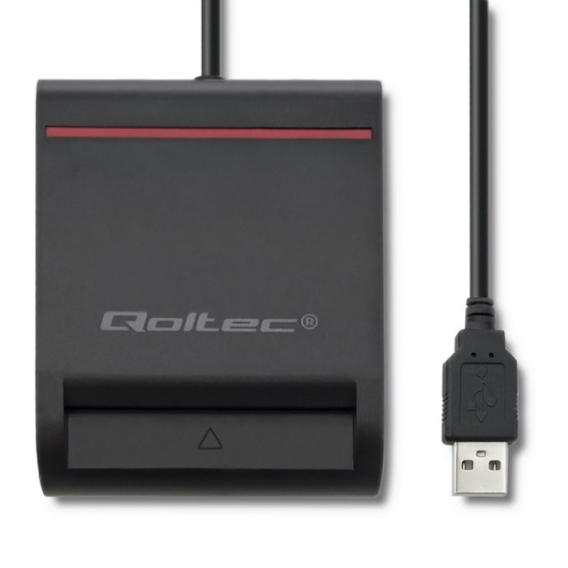 Obrázok pre Qoltec 50642 čtečka magnetických karet Černá USB