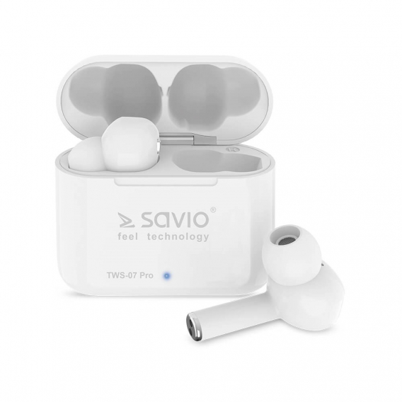 Obrázok pre Savio TWS-07 PRO Wireless Bluetooth Earphones Sluchátka s mikrofonem Bílá