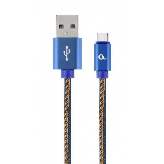 Obrázok pre Cablexpert CC-USB2J-AMCM-1M-BL USB kabel USB 2.0 USB A USB C Modrá