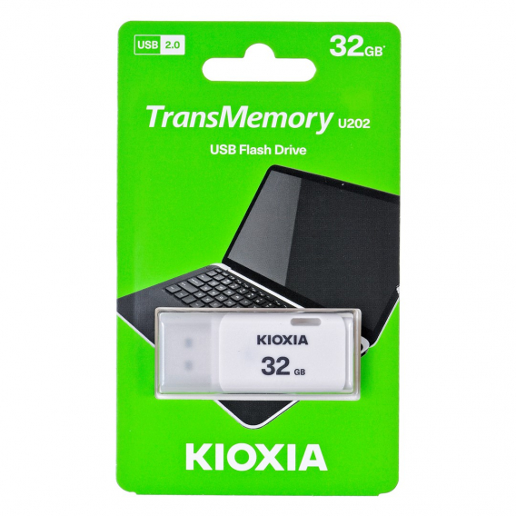 Obrázok pre Kioxia TransMemory U202 USB paměť 32 GB USB Typ-A 2.0 Bílá