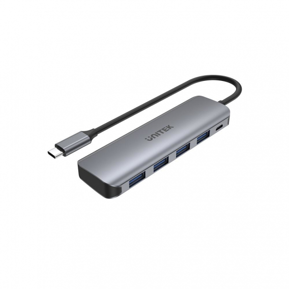 Obrázok pre UNITEK H1107A rozbočovač rozhraní USB 3.2 Gen 1 (3.1 Gen 1) Type-A 5000 Mbit/s Šedá