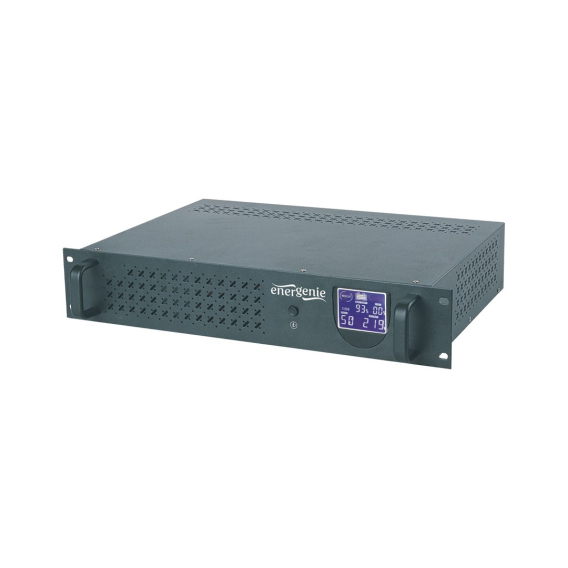 Obrázok pre Gembird - Ups rack 19'' 3.4u 1500va, 4xiec 230v out, iec14 in,rj11, usb, lcd Line-interaktivní 1,5 kVA 900 W 4 AC zásuvky / AC zásuvek