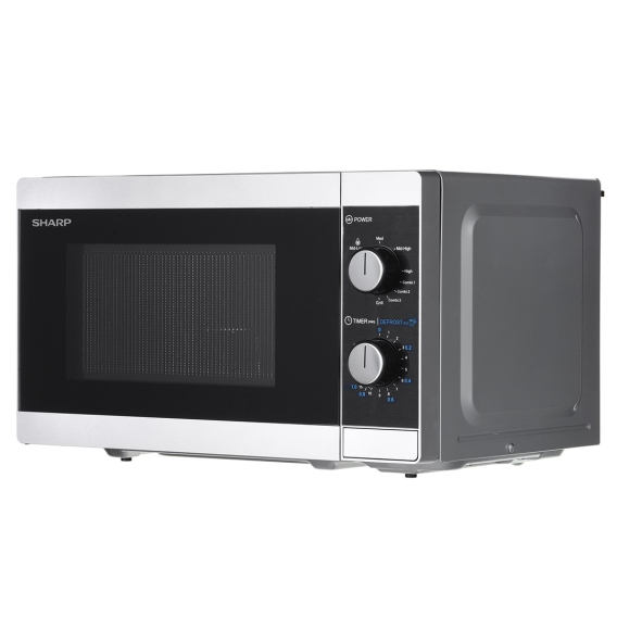 Obrázok pre Sharp Home Appliances YC-MG01E-S mikrovlnná trouba Pracovní deska Kombinovaná mikrovlnná trouba 20 l 800 W Černá, Šedá