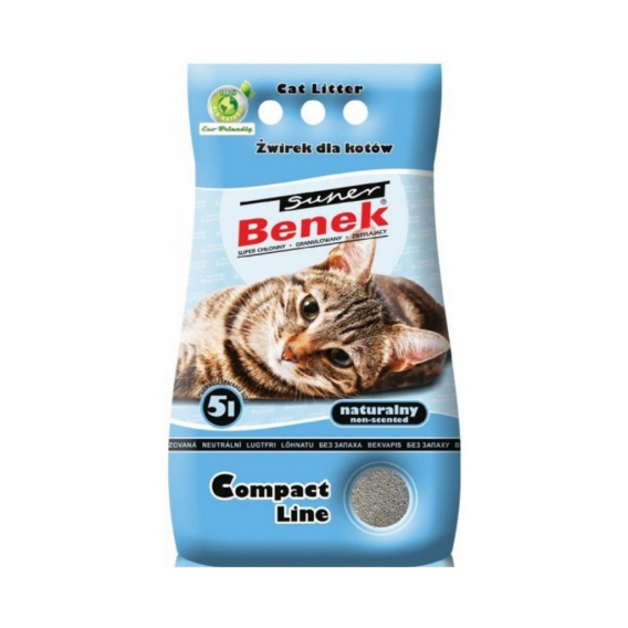 Obrázok pre Certech Super Benek Compact Natural - Hrudkující stelivo pro kočky 5 l
