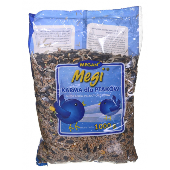 Obrázok pre MEGAN Megi zimní krmivo v sáčku - krmivo pro ptáky - 1 kg