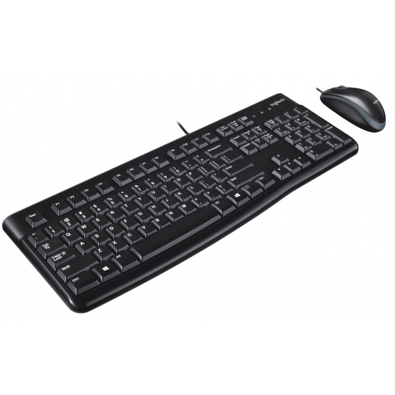 Obrázok pre Logitech Desktop MK120 klávesnice Obsahuje myš Kancelář USB QWERTY US Mezinárodní Černá