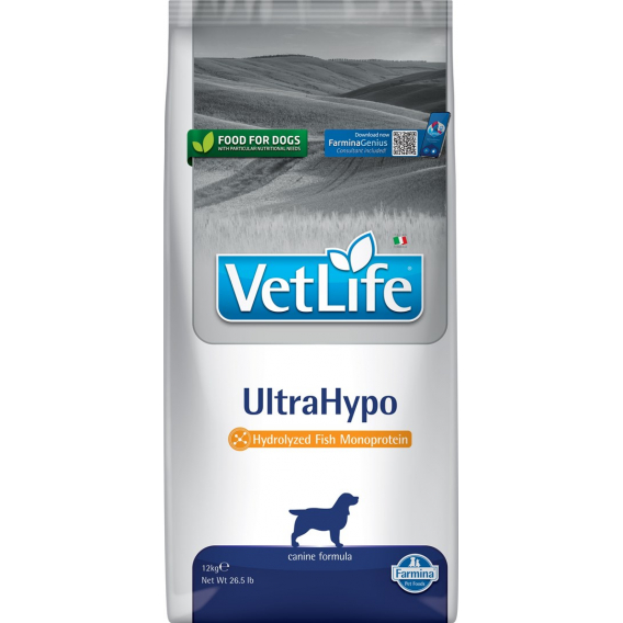 Obrázok pre FARMINA Vet Life UltraHypo - suché krmivo pro psy - 12 kg