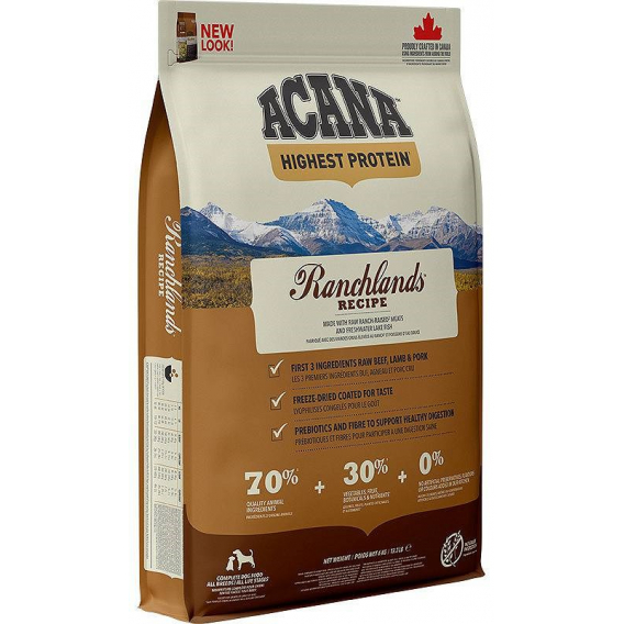 Obrázok pre ACANA Highest Protein Ranchlands - suché krmivo pro psy - 6 kg