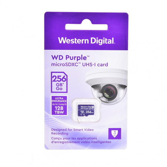 Obrázok pre Western Digital WD Purple SC QD101 paměťová karta 256 GB MicroSDXC Třída 10