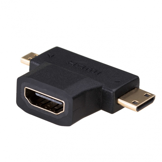 Obrázok pre Akyga AK-AD-23 kabelová redukce HDMI miniHDMI / microHDMI Černá