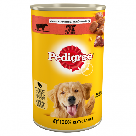 Obrázok pre Pedigree 5900951015854 konzervované krmivo pro psy Hovězí Adult 1,2 kg