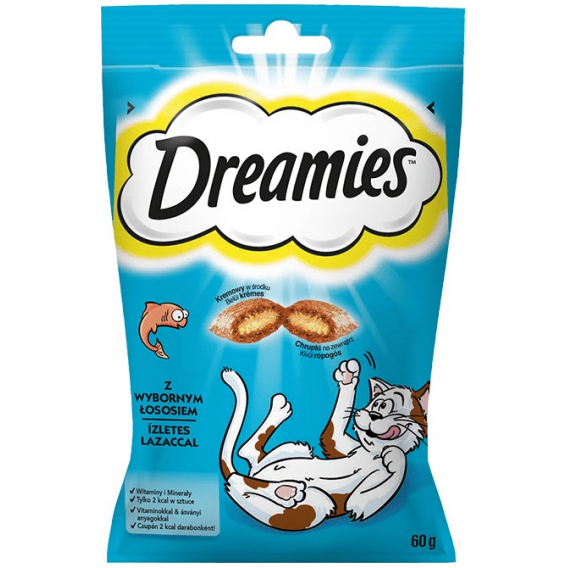 Obrázok pre Dreamies 4008429037962 pamlsek pro psy/kočky Kočka Pamlsky Losos 60 g