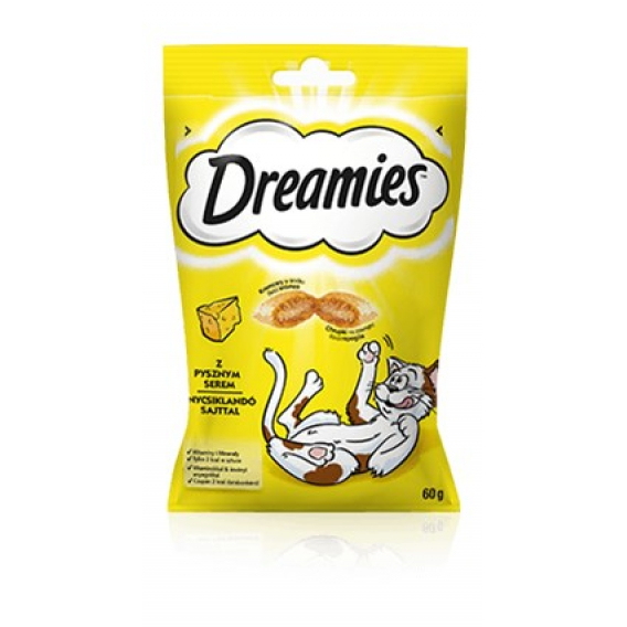 Obrázok pre Dreamies 4008429037986 suché krmivo pro kočky 60 g Dospělý jedinec Sýr