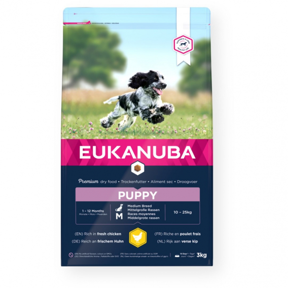 Obrázok pre Eukanuba PUPPY Štěně Kuřecí maso 3 kg