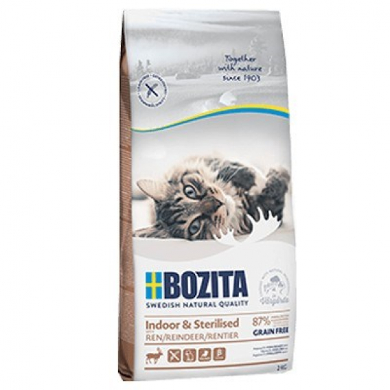 Obrázok pre Bozita Indoor&Sterilised Grain free Reindeer 2 kg