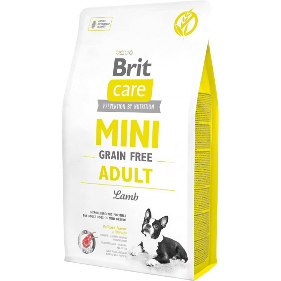 Obrázok pre BRIT Care Mini Grain Free Adult Lamb - suché krmivo pro psy - 2 kg