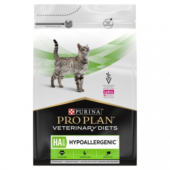 Obrázok pre PURINA Pro Plan Veterinary Diets Feline HA St/Ox Hypoallergenic - Suché krmivo pro kočky - 3,5 kg