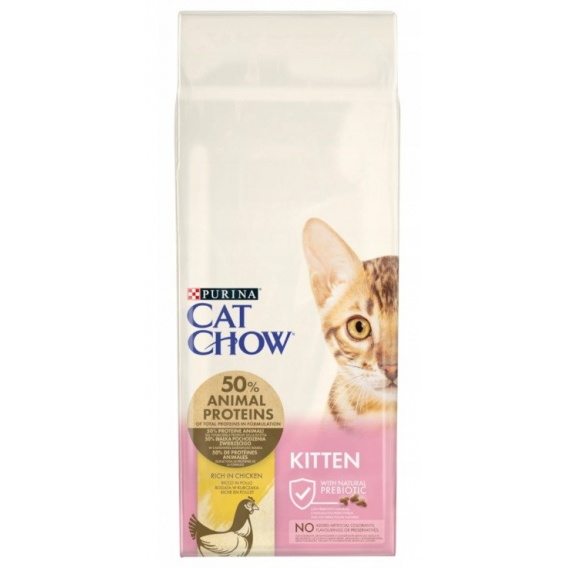 Obrázok pre Purina CAT CHOW suché krmivo pro kočky 15 kg Kotě Kuřecí maso