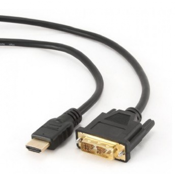 Obrázok pre Gembird 1.8m, HDMI/DVI, M/M 1,8 m DVI-D Černá
