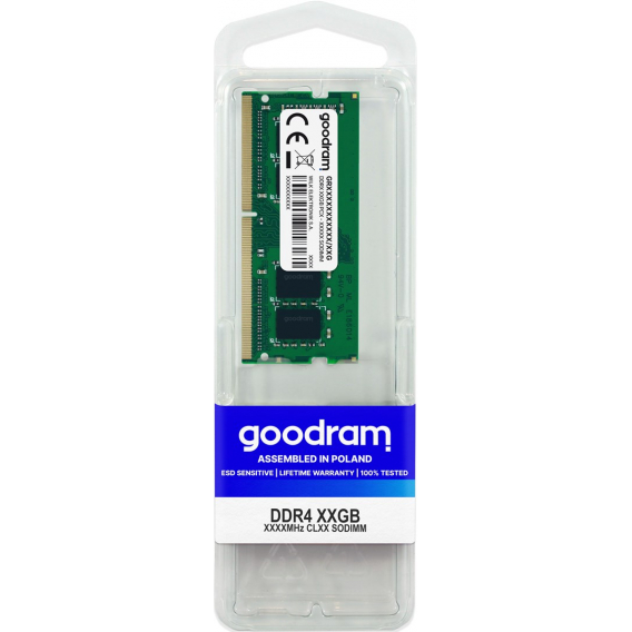 Obrázok pre Goodram GR3200S464L22S/8G paměťový modul 8 GB 1 x 8 GB DDR4 3200 MHz