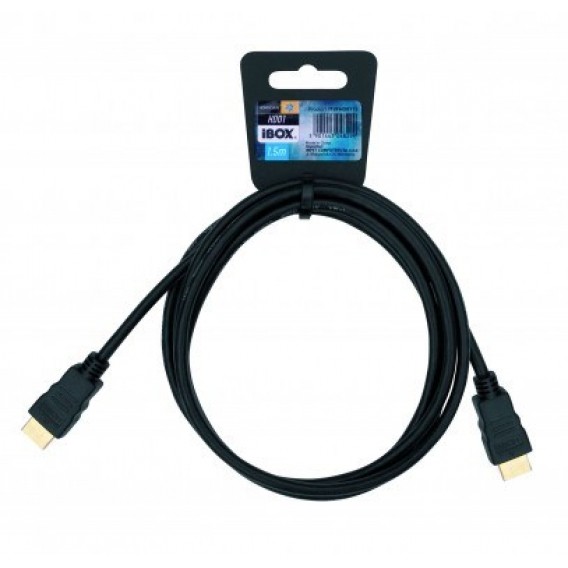 Obrázok pre iBox ITVFHD0115 HDMI kabel 1,5 m HDMI Typ A (standardní) Černá