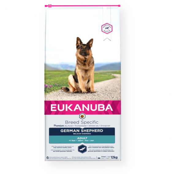 Obrázok pre Eukanuba Breed Specific German Shepherd Chicken 12 kg