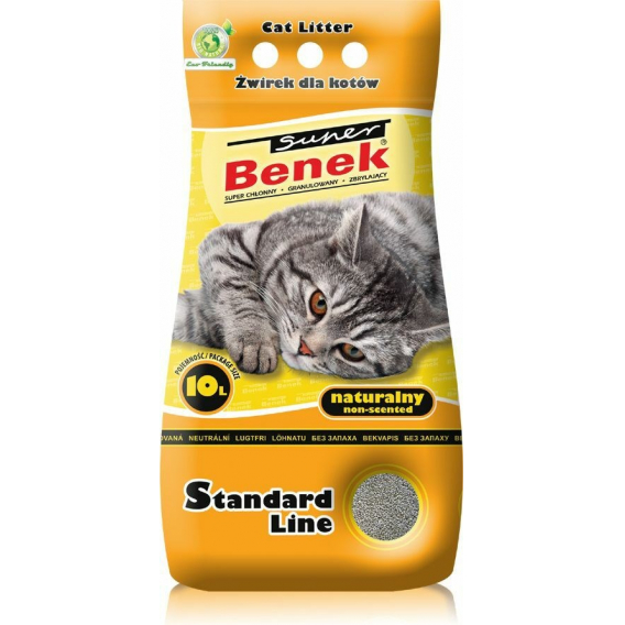 Obrázok pre Certech Super Benek Standard Natural - Hrudkující stelivo pro kočky 10 l