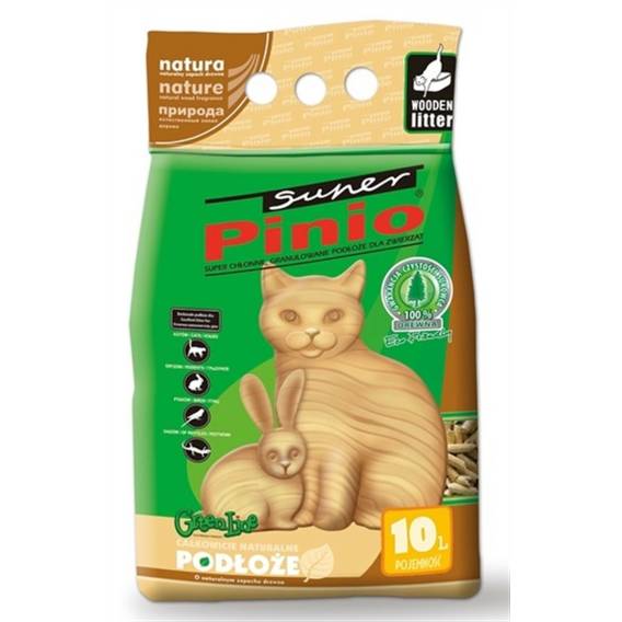 Obrázok pre Certech Stelivo Super Pinio Natural 10 l - Dřevěné stelivo pro kočky