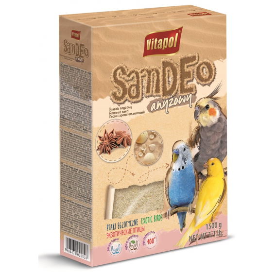 Obrázok pre Vitapol Anýzový písek pro ptáky 1,5 kg
