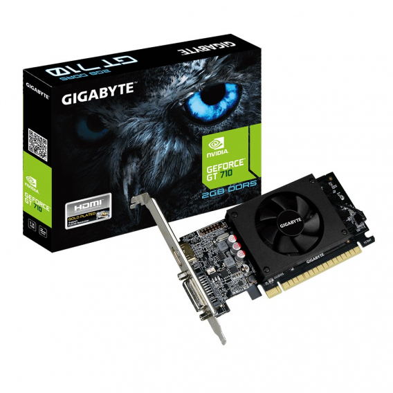 Obrázok pre Gigabyte GV-N710D5-2GL grafická karta NVIDIA GeForce GT 710 2 GB GDDR5