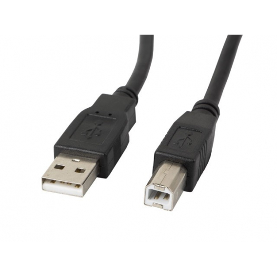 Obrázok pre Lanberg CA-USBA-11CC-0030-BK USB kabel 3 m USB 2.0 USB B Černá