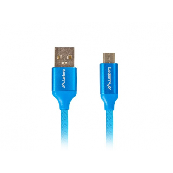Obrázok pre LANBERG CABLE USB 2.0 MICRO-B (M) - A (M) 1M QC