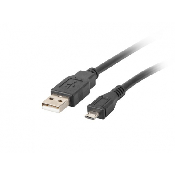 Obrázok pre Lanberg CA-USBM-10CC-0010-BK USB kabel 1 m USB 2.0 Micro-USB B USB A Černá