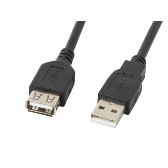 Obrázok pre Lanberg CA-USBE-10CC-0007-BK USB kabel 0,7 m USB 2.0 USB A Černá