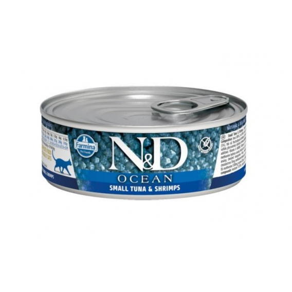 Obrázok pre Farmina N&D Cat Ocean Sea Small Tuna & Shrimp 70g