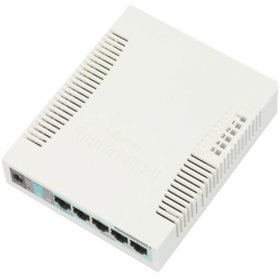 Obrázok pre Mikrotik RB260GS Gigabit Ethernet (10/100/1000) Podpora napájení po Ethernetu (PoE) Bílá