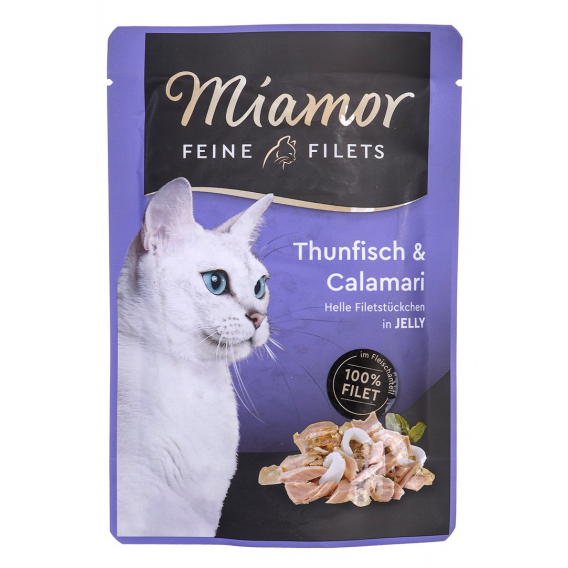 Obrázok pre Miamor šťavnaté krmivo pro kočky Tuňák s chobotnicí 100 g